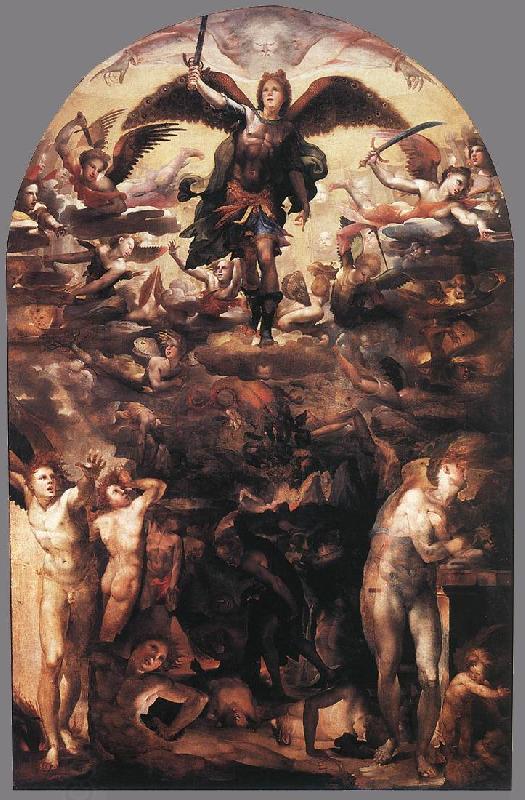 BECCAFUMI, Domenico Fall of the Rebellious Angels gjh China oil painting art